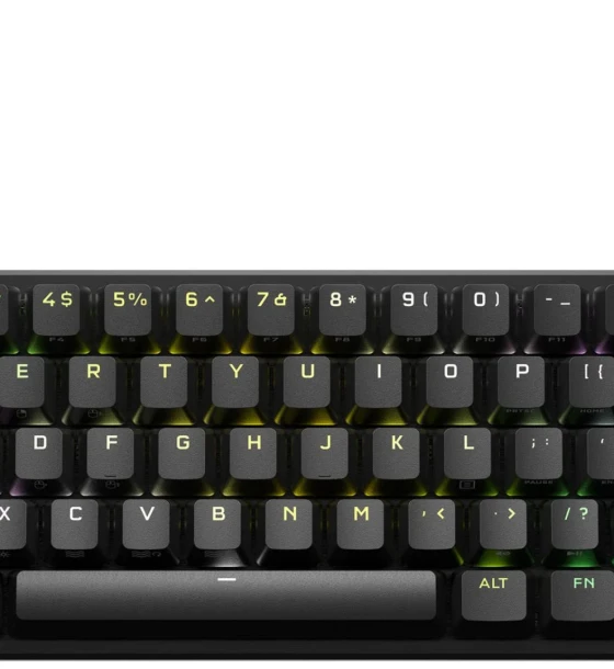 Tastatura CORSAIR K65 PRO MINI RGB 65% mecanica, negru Full Key NKRO with 100% Anti-Ghosting Supported in iCUE Profiles up to 50 Wired Connectivity USB 3.0 or 3.1 Type-A