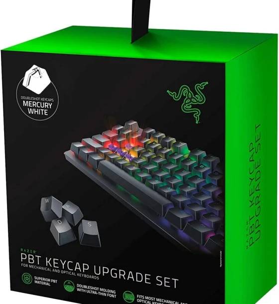 Tastatura Accesoriu Razer PBT Keycap Upgrade Set, alba