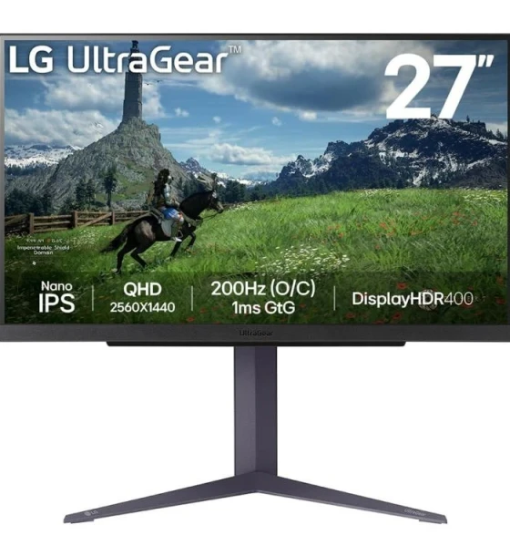 Monitor LED LG UltraGear 27GS85Q-B, 27inch, 2560x1440, 1ms GTG, Black