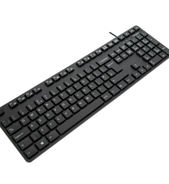Tastatura Targus Tastatura Antimicobiala cu fir, 108 taste, layout UK, negru