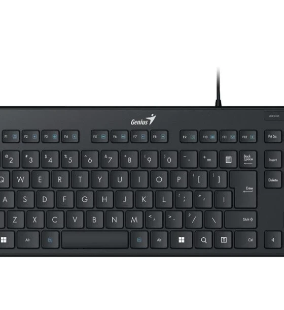Tastatura Genius Luxemate110 cu fir, standard, TKL fara keypad, negru