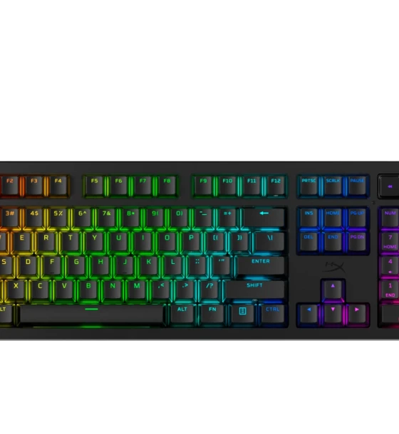 Tastatura gaming mecanica HyperX Alloy Rise, iluminare RGB 16, 777, 216 culori, Hyperx linear switch, 100% anti-ghosting, layout US, negru