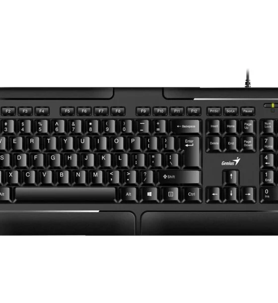 Tastatura Genius KB-118 cu fir, 104 taste, negru