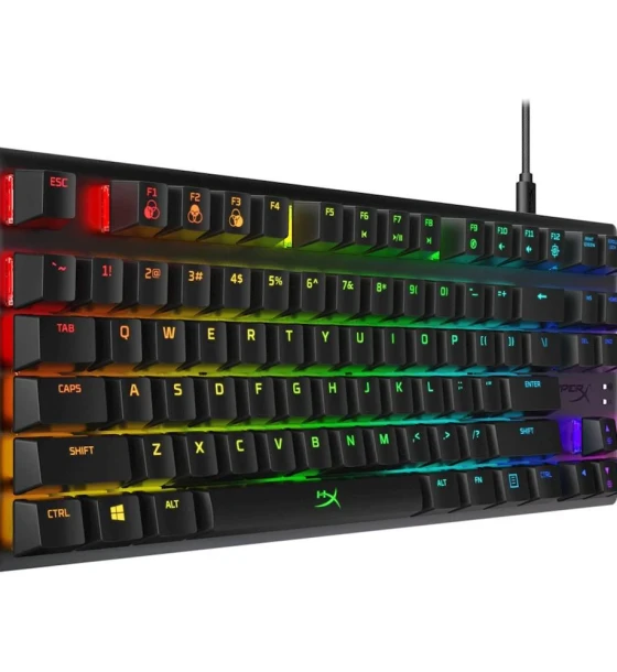 Tastatura HP HyperX Origins Core, USB-C, cu fir, black