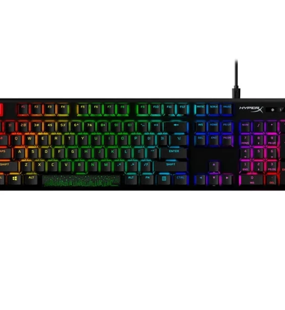 Tastatura HP HyperX Alloy Origins Pbt, Tastatura mecanica, Cablu USB Type-C detasabil, Iluminare RGB, Anti-Ghosting, Neagra