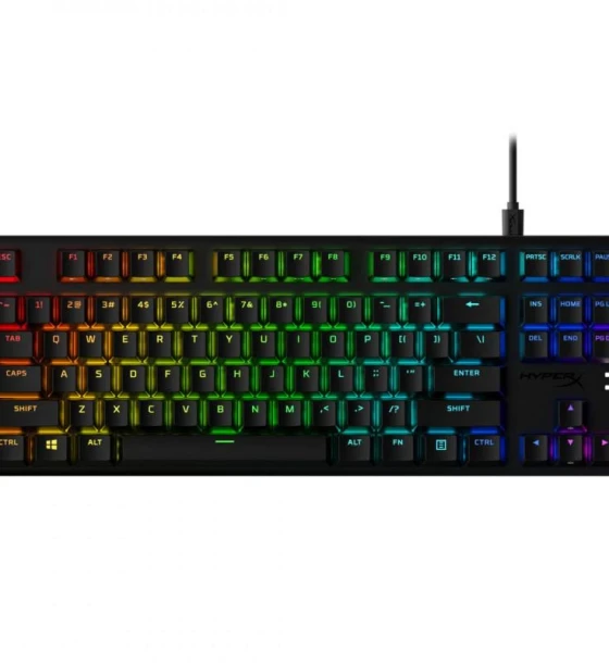 Tastatura HP HyperX Alloy Origins Core Pbt, mecanica, type-C, RGB, neagra