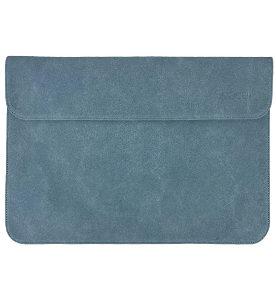 Periferic HUSA SPACER, pt. notebook slim de max 15.6, 1 compartiment, piele sintetica, albastru