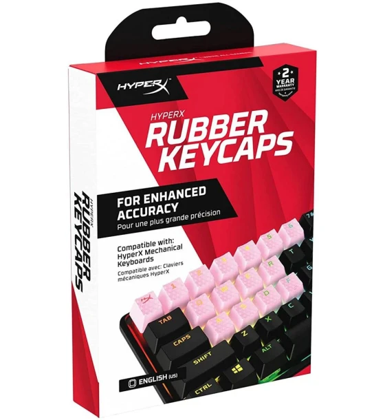Periferic HP Gaming Keycaps Full set, HyperX Pudding, US Layout, Pink