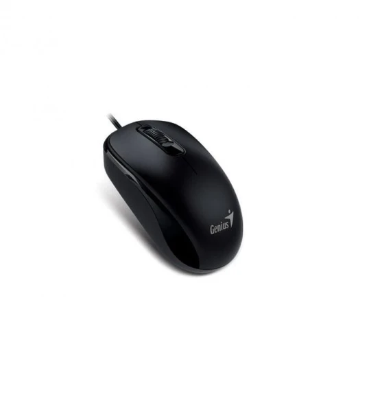 Mouse Genius cu fir, G-31010116107, optic, DX110, 1200dpi, negru, plug and play, USB