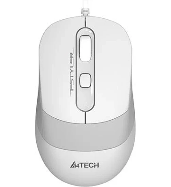 Mouse A4tech FM10, cu fir, alb