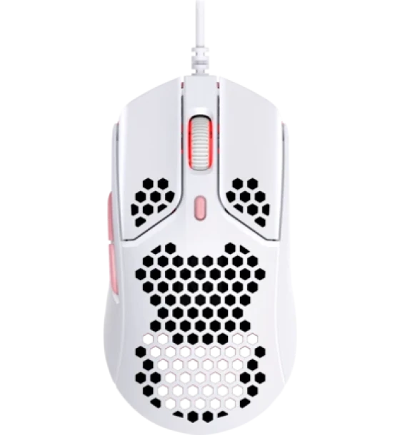 Mouse HP HYPERX Pulsefire Haste, wireless, alb-roz