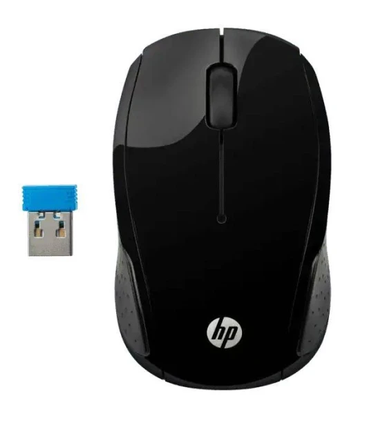 HP Mouse Wireless 200 Black. Culoare Negru. Dimensiune 95 x 58.5 x 34 mm. Greutate 78g