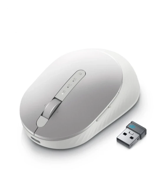 Mouse Dell Premier, Rechargeable Wireless, argintiu