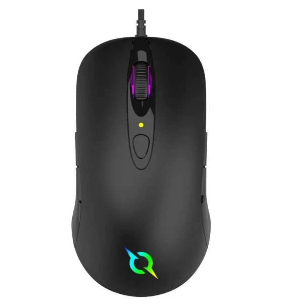 Mouse AQIRYS Orion, cu fir, 10 butoane, interfata USB 2.0
