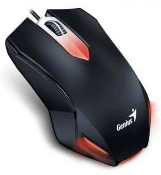 MOUSE GENIUS X-G200, gaming, cu fir, USB, optic, 1000 dpi, butoane/scroll 3, negru