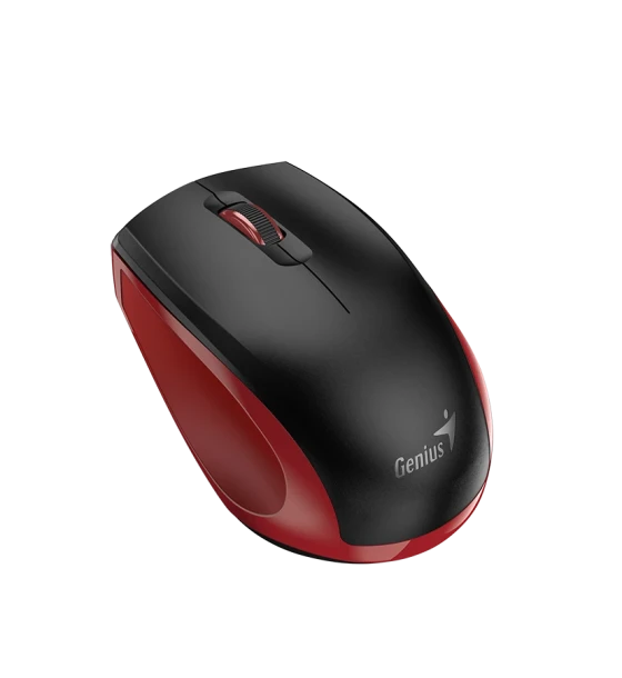 Mouse Genius wireless NX-8006S, wireless, negru-rosu
