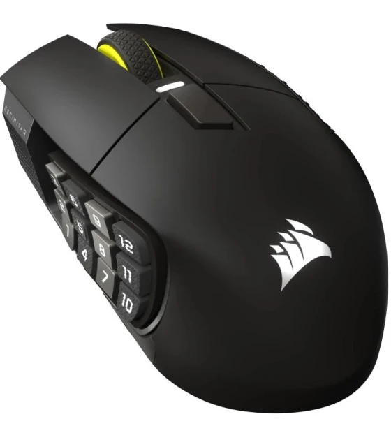 Mouse GAMING corsair scimitar ELITE wireless SE, gun metal, 33000 DPI, optical, CH-9314014-WW