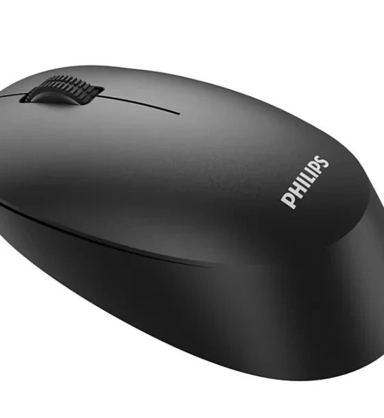 Mouse Philips SPK7307BL, wireless 2.4GHz, optic, 1600 DPI, negru