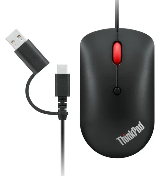 Lenovo ThinkPad USB-C Wired Compact Mouse