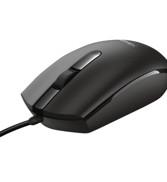 Mouse Trust Basi, cu fir, negru