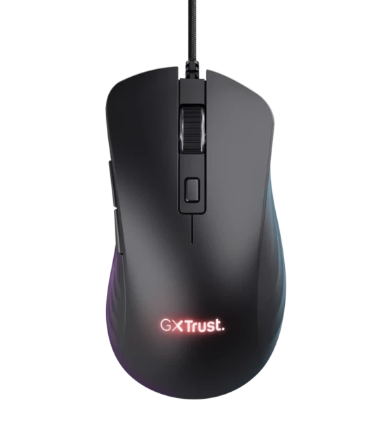 Mouse Trust GXT924 YBAR+ 25600 DPI, negru