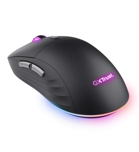 Mouse Trust GXT980 REDEX wireless, USB 2, maxima 10000 DPI, 6 butoane, iluminare full RGB, negru