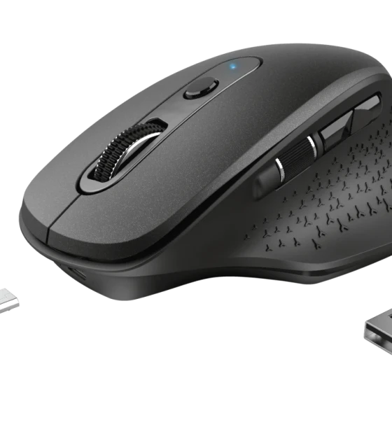 Mouse Trust Ozaa, Rechargeable Wireless, negru