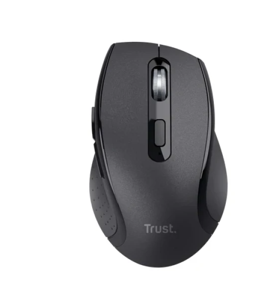 Mouse wireless Trust Sura, senzor optic, maxima 1600 DPI, negru