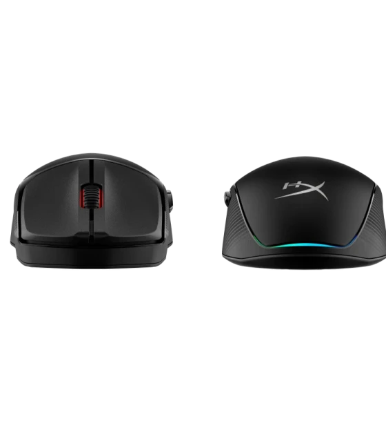 Mouse wireless HyperX Pulsefire Fuse, autonomie pana la 85 de ore, 6 butoane, compatibilitate PC, PS5, Xbox Series X/S. Compatibilitate software NGENUITY, negru