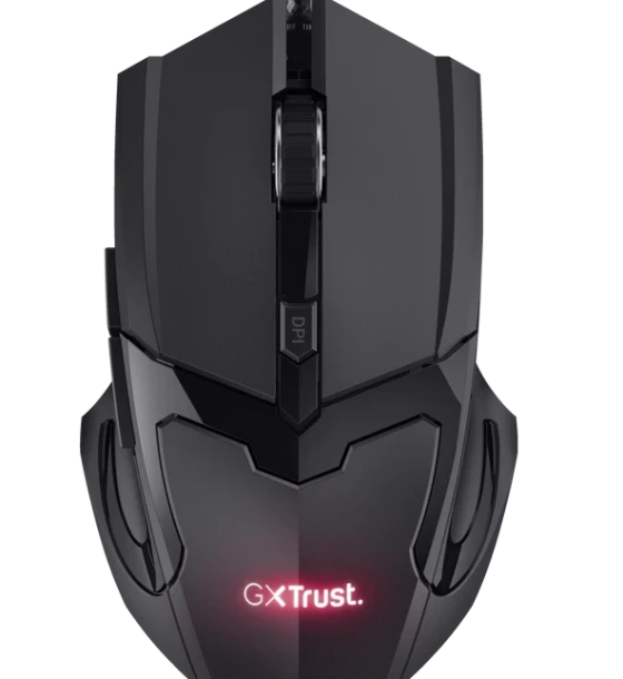 Mouse Trust Basics gaming cu fir, 4800 DPI, negru