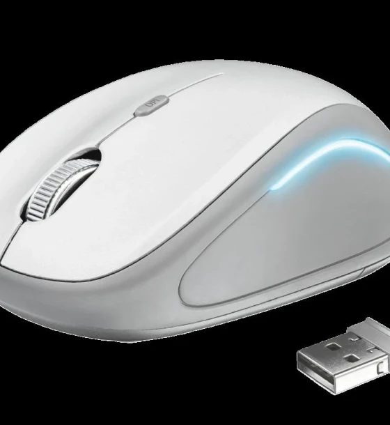 Mouse Trust Yvi FX, Wireless, alb