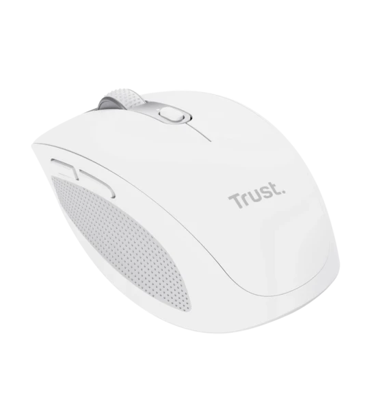 Mouse Trust Ozaa compact, maxima 3200 DPI, interfata USB-A, USB-C, alb