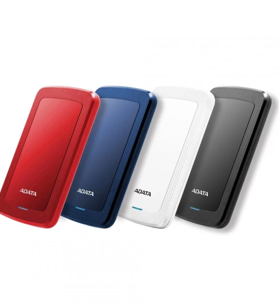 Hard Disk extern HDD Extern Adata, 2TB, HV300, 2.5, USB 3.1, Senzor protectie socuri, Criptare Date, Ultraslim, Negru