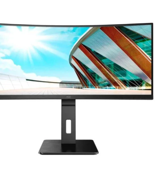 Monitor LED Curbat AOC CU34P2A, 34inch, 3440x1440, 1ms, Black