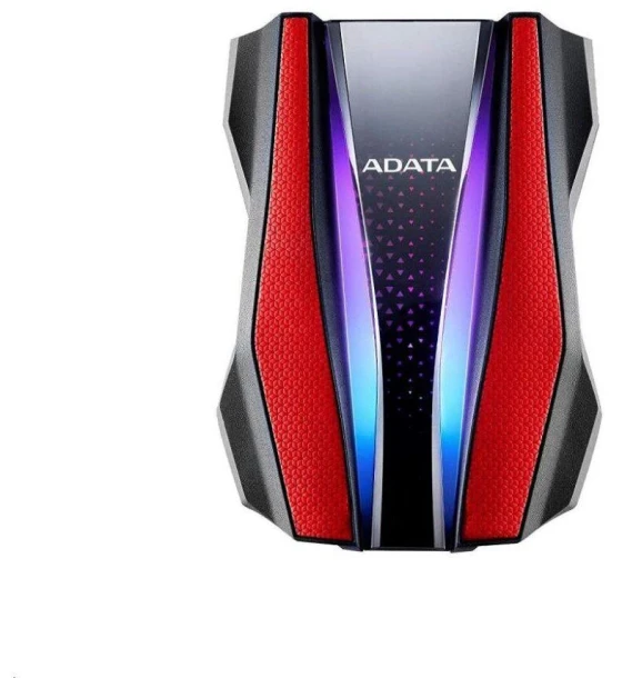 Hard Disk extern HDD extern Adata HD770G, 1TB, Rosu, USB 3.2