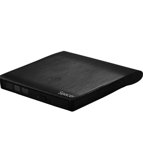 Hard Disk extern Rack extern SPACER, pt. unitate optica, 5.25 inch, S-ATA, interfata PC USB 3, plastic, negru
