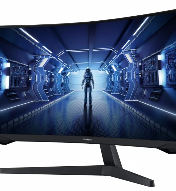 Monitor Samsung 34 inch LC34G55TWWPXEN, Curvature 1000R, 21:9, VA, 3440x1440, 165Hz, MPRT 1ms, Luminozitate max 250 cd, Contrast static 2500:1, Contrast dynamic Mega Infinity DCR, Viewing