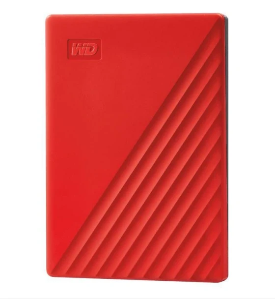 Hard Disk extern HDD Extern WD My Passport, 2TB, 2.5 inch, Rosu, USB 3.2