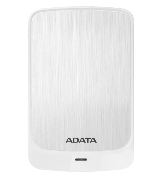 Hard Disk extern HDD Extern ADATA 2TB HV320 2.5 USB 3.1 Senzor protectie socuri Criptare Date Ultraslim Alb