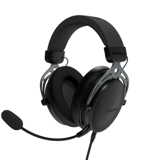 Casti gaming cu fir Genesis Toron 531, microfon detasabil, frecventa raspuns 20 - 20.000 Hz, sensibilitate -42dB, conectivitate Jack 3.5 mm, negru