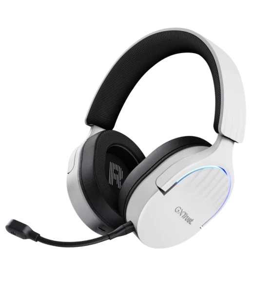 Casca audio Casti gaming Trust GXT 491W Fayzo wireless, conectivitate bluetooth, incarcare USB-c, frecventa de raspuns 20 Hz - 20.000 Hz, sensivitate 100 dB, alb