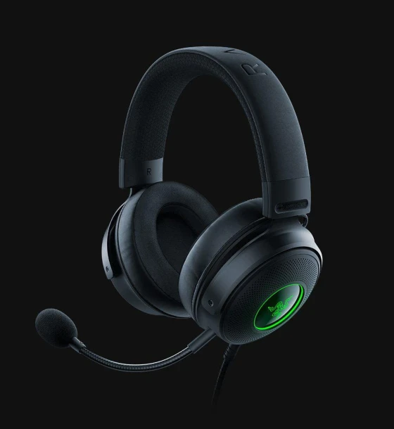 Casti cu micofon Razer Kraken V3 HyperSense cu fir, Haptic Technology, 20 Hz - 20 kHz, 32ohm, 196db, driver 50mm, black