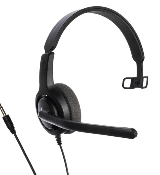 Casca audio Casti cu microfon Axtel Voice PC28 mono NC, sunet HD, negru