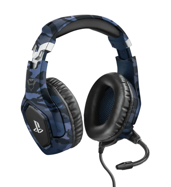 Casca audio Casti cu microfon Trust GXT 488 FORZE-B GAMING HEADSET PS4, albastru