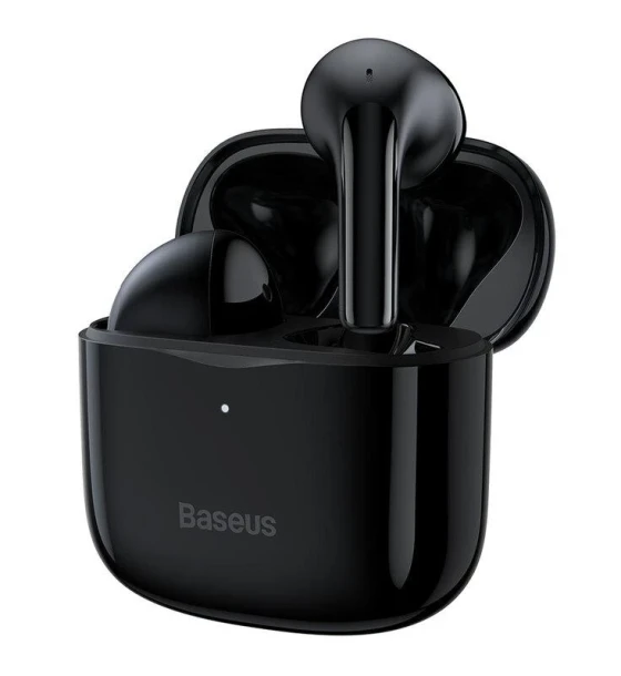 CASTI Baseus Bowie E3, pt smartphone, wireless, protectie apa IP64, bluetooth 5.0, microfon pe casca, negru
