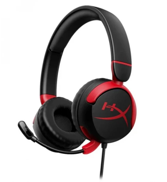 Casti gaming HyperX Cloud Mini, PC/Nintendo Switch/controllere PS/Xbox/tablete, volum limitat la 85dB, Jack 3.5 mm, negru