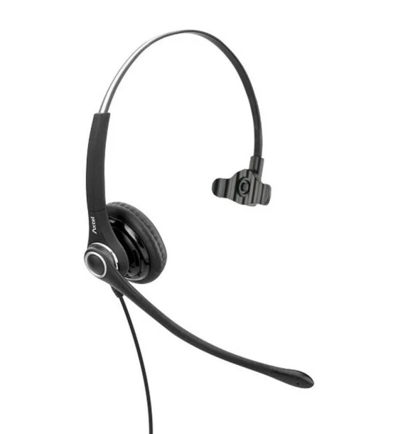 Casca audio Casti cu microfon Axtel PRO mono NC WB, sunet wideband, negru