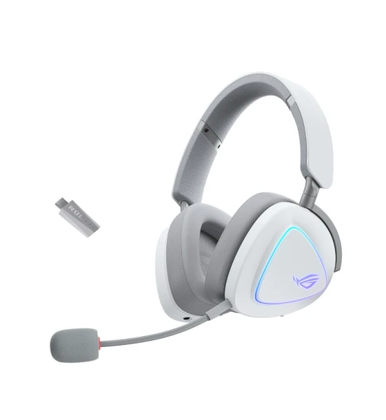 Casca audio ASUS ROG Delta II. Product type Headset. Connectivity technology Wired Wireless, Bluetooth. Recommended usage Gaming. Headphone frequency 20 - 20000 Hz. Weight 318 g. Product colour Black
