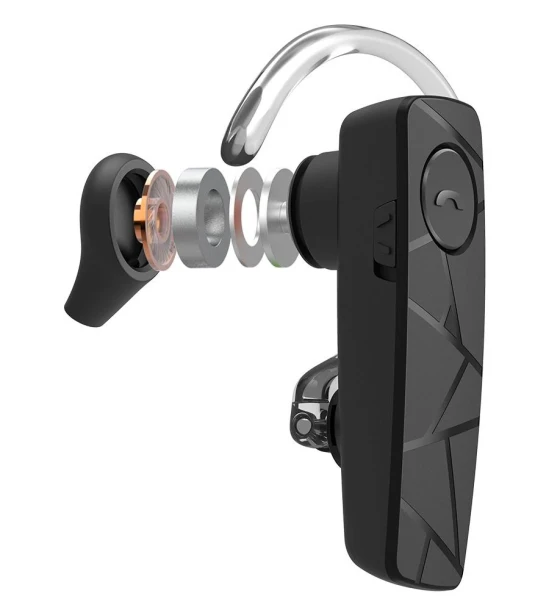 Casca Bluetooth Tellur Vox 60, frecventa 2, 4 GHz, clasa 2, frecventa microfon 100Hz 8kHz, timp de vorbite pana la 8, 5 ore, interfata USB-C, negru