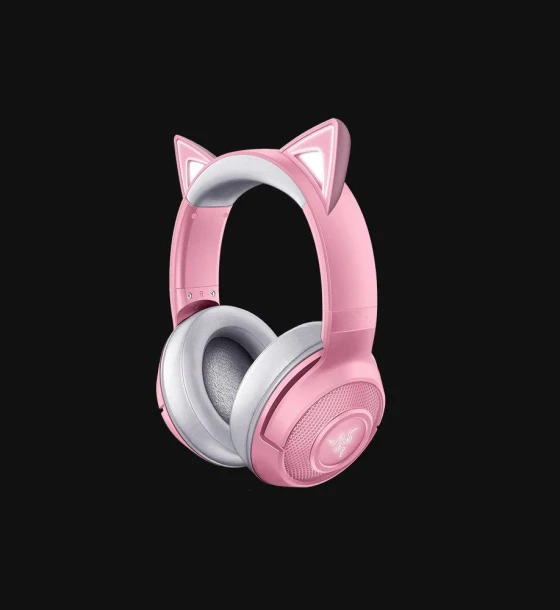 Casca audio Casti cu microfon Razer gaming, Kraken BT, Hello Kitty Edition